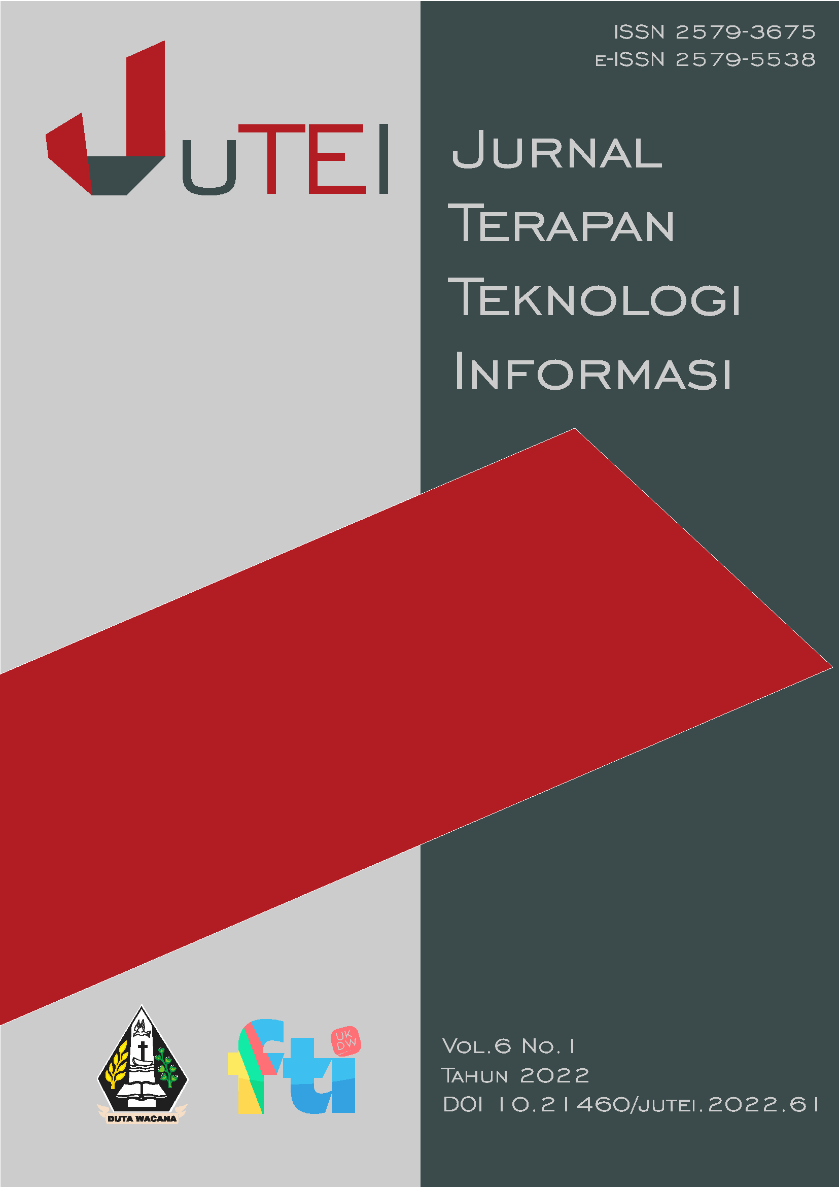 					View Vol. 6 No. 1 (2022): Jurnal Terapan Teknologi Informasi
				